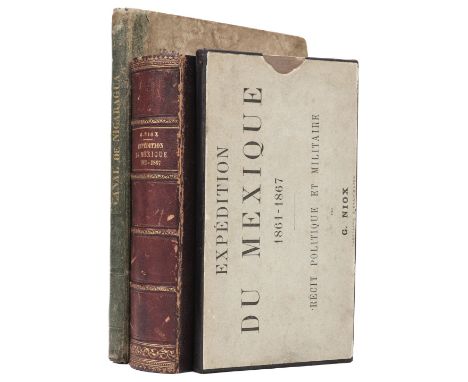 Mexico. Niox (Gustave). Expe?dition du Mexique, 1861-1867: re?cit politique &amp; militaire, Paris: J. Dumaine, 1874, light s