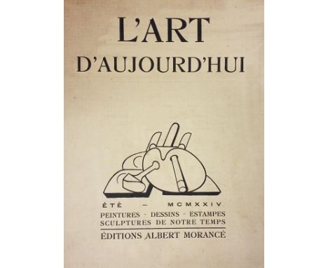 Matisse (Henri, 1869-1954). Henri Matisse par Philippe Marcel, L'Art d'Aujourd'hui, Paris: Editions Albert Morancé, Eté 1924,