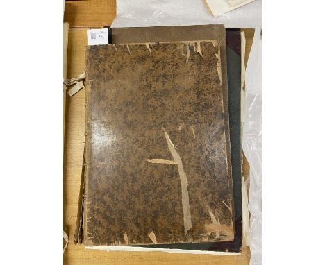 * Blank Paper. A bound volume of approximately 100 leaves of blank laid paper, early 19th-century, 'C. E.' watermark to leave