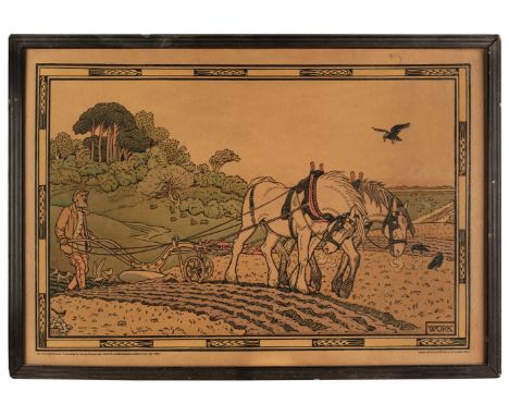 * Sumner (Heywood, 1853-1940). Work (The Fitzroy Pictures series), circa 1895, colour lithograph, printed by James Akerman Ph