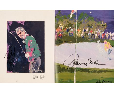 Golfing Autographs. Big-Time Golf, illustrated by LeRoy Neiman, edited by Sharon AvRutrick, 4th printing, New York: Harry N. 