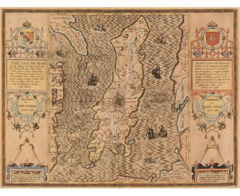 Isle of Man. Speed (John), The Isle of Man exactly described and into several Parishes divided with every Towne, Village, Bay