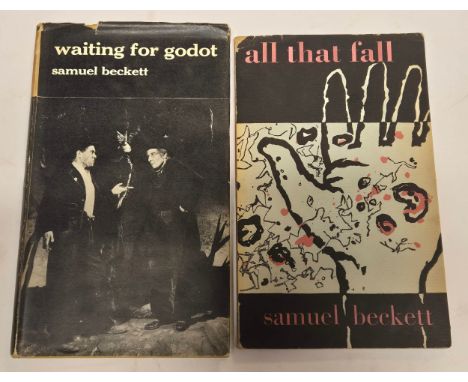 Beckett (Samuel). Waiting for Godot. A tragicomedy in two acts, 1st UK edition, London: Faber and Faber, 1956, publisher's no