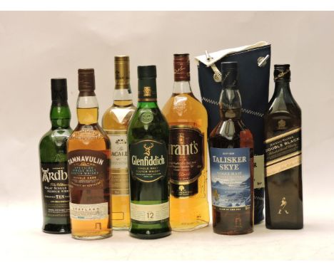 Assorted Whisky to include: Macallan Gold, Highland Single Malt Scotch Whisky, one bottle; Ardbeg, Islay Single Malt Scotch W