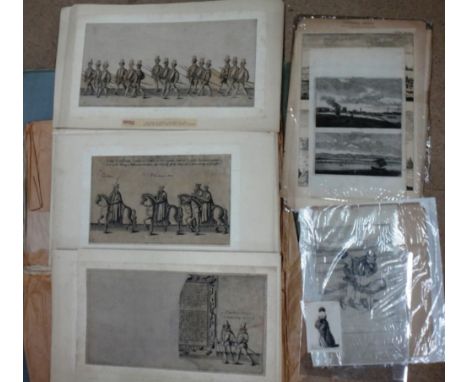 A quantity of assorted prints and engravings, including Old Master, landscape and figurative subjects, and engravings of the 