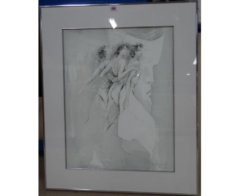 Jurgen Gorg (b.1951), Aufbruch, lithograph, signed, inscribed and numbered 166/180, 63cm x 49cm.  E1