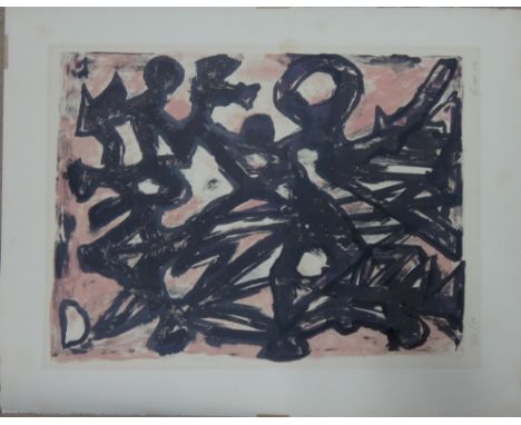William Gear (1915-1997), Untitled, colour lithograph, signed, dated '50 and numbered VIII/30, unframed, 50cm x 37cm. DDS