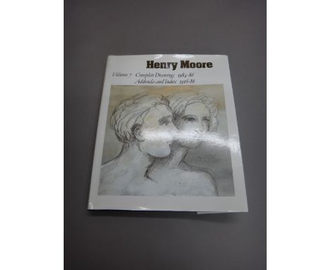 MOORE (H.) Complete Drawings. First Edition, 7 vols., edited by Ann Garrould. illus. throughout; d/wrappers, 4to. 1996-2003. 