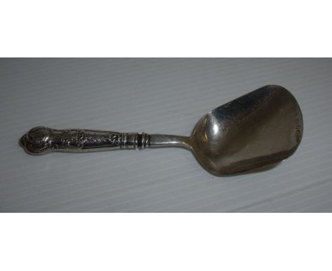 Birmingham 1827 silver hallmarked caddy spoon with Kings pattern handle maker L I
