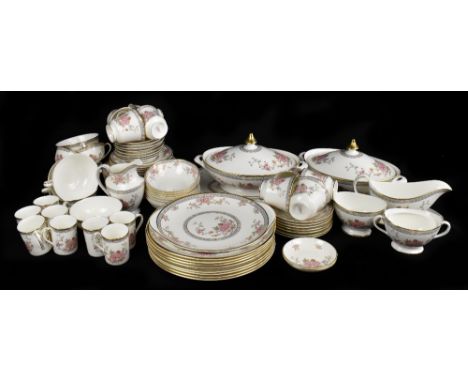 ROYAL DOULTON; a seventy-eight piece 'Canton' tea, coffee and dinner service, various items including a pair of lidded tureen