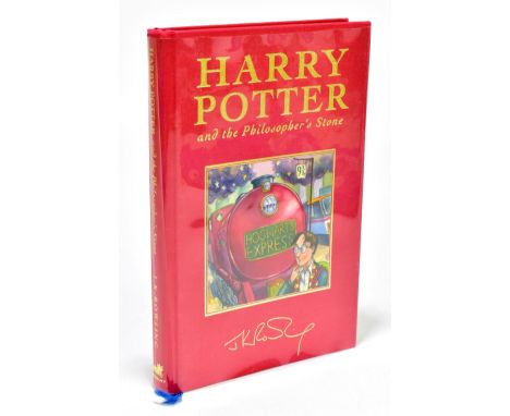 ROWLING (J.K), HARRY POTTER AND THE PHILOSOPHER'S STONE, UK deluxe first edition, first print, signed by the author.


Footno