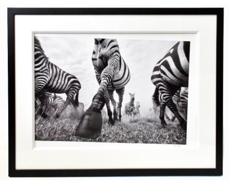 ANUP SHAH; signed limited edition print, ‘Onward’, edition AP2/15, signed lower right, 48 x 71cm, framed.