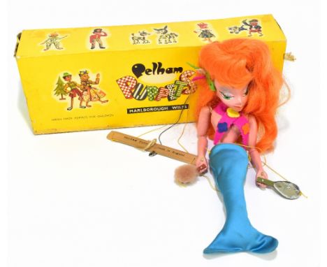 PELHAM PUPPETS, MERMAID; an exceptionally rare original puppet, boxed, complete with brush and mirror.Additional InformationT