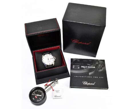 CHOPARD; a Mille Miglia Gran Turismo XL wristwatch, the case no.8997/1431887, with inner and outer box, booklet, certificate 