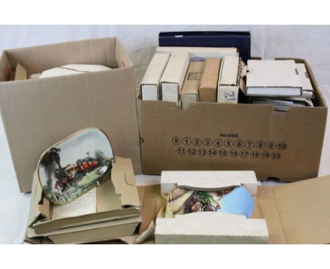 Sixteen Collectors Plates, boxed or in polystyrene case, including Davenport and Bradford Exchange together with Ten Boxed Da