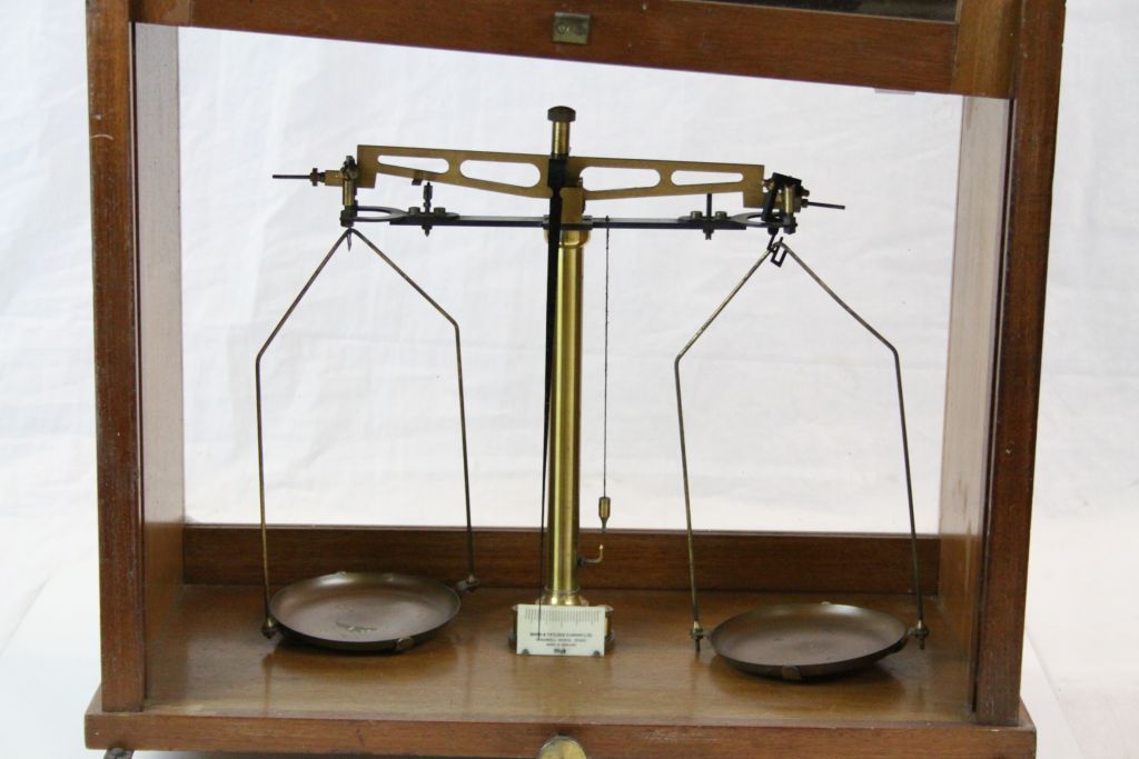 Vintage Set of Baird & Tatlock London Ltd Scientific / Chemist Scales