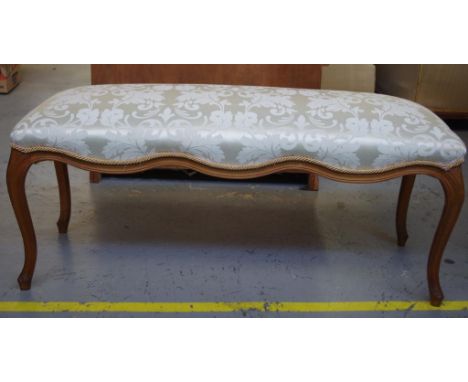 Louis XV style window stool 118cm x 47cm approx