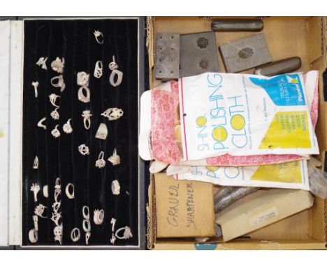 Various castings and tools for jewellery making