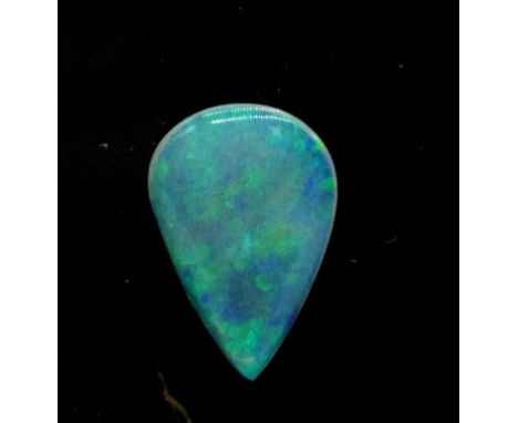 One loose tear drop shaped Australian opal