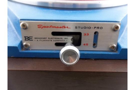 Be Spotmaster Studio Pro Turntable No Arm 45 33 Felt Mat Sptb