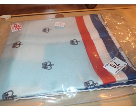 Silver Jubilee silk scarf 