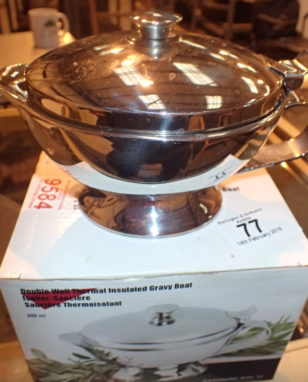 Thermal insulated gravy boat