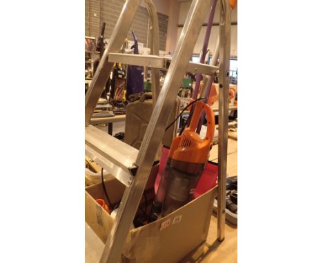 Max lightweight hoover and accessories brush set and aluminium step ladders