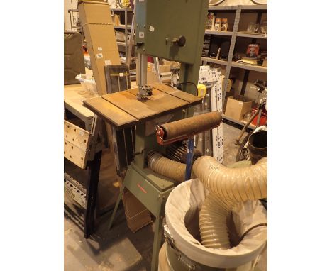 Elektia Beckum BAS315-4 bandsaw with W890 woodworker extraction system and feed roller  CONDITION REPORT: Item not tested but