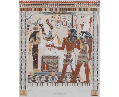 From the Tombs of the Kings at Thebes, Discovered by G.BelzoniPublished by J.Murray, London, 1820, lithograph printed by Wyle
