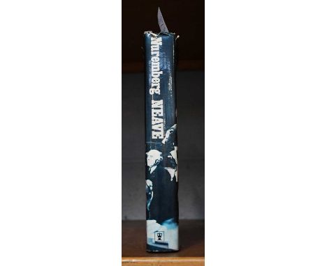 Neave (Airey), Nuremberg, 1978, first edition, presentation copy signed by the author, dust jacket.