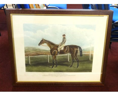 After the engraving by Edwin Hunt, Galtee More, print, More was the winner of the Derby in 1897, ridden by C. WOOD, overall s