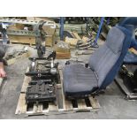 Seat, seat suspension assemblies