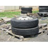 11R24.5 Tires on rims