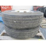 2011 Gladiator QR55-ST, 11R24.5 Tires on rims