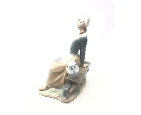 Lladro figure 'Dutch Milkmaid' no. 4979 Condition Report Click here for further images, condition, auction times & delivery c