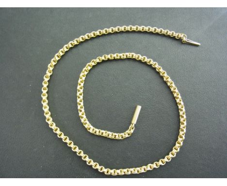 An early 20th century 15ct gold fancy-link chain - Length 45cms - Weight approx 10.3gms
Condition Report: Good - With light s