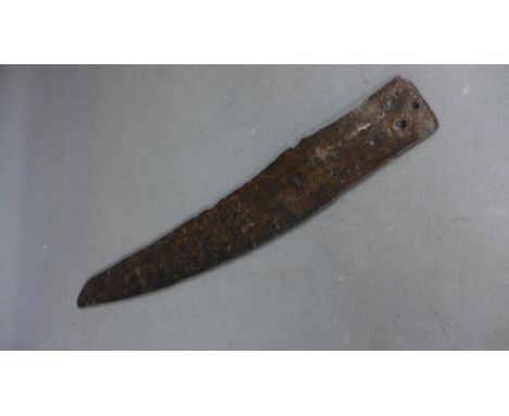 An Ancient Celtic iron knife 50 BC - Length 33 cm
Condition report:  This is an Antique item so has normal wear or damage con