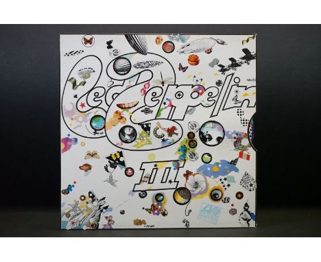 Vinyl - Led Zeppelin III.  Original UK 1970 1st pressing on Atlantic Records 2401002 with plum labels, fully laminated gatefo