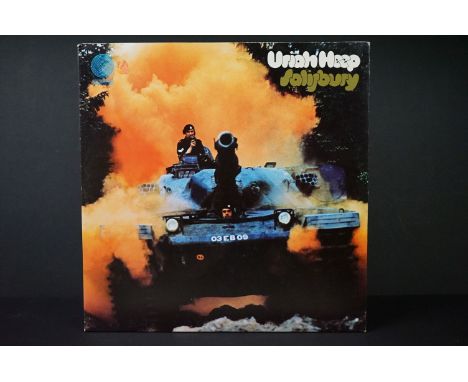 Vinyl - Uriah Heep Salisbury on Vertigo Records 6360 028. Original UK 1971 1st pressing, large swirl Vertigo. Gatefold Sleeve