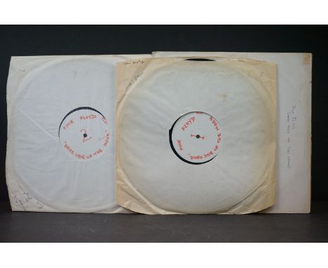 Vinyl - Pink Floyd Dark Side Of The Moon 2 UK single sided test pressings (each of the two records representing each side of 