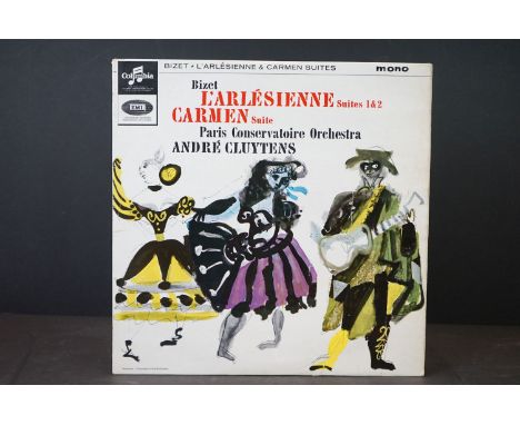 Vinyl - Classical - Andre Cluytens - Bizet / L’Arlesienne Suites / Carmen Suite. Original UK ED1 Mono pressing Semi Circle la