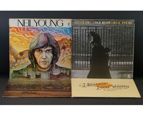 Vinyl - 4 Neil Young UK pressing albums to include After The Gold Rush (Reprise Records K 44088) Gatefold Sleeve VG+, Vinyl E