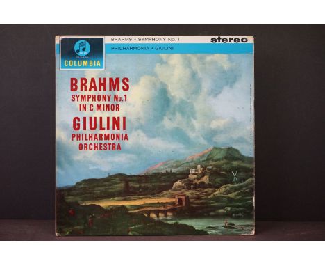 Vinyl - Classical - Brahms - Giulini, Philharmonia Orchestra – Symphony No. 1 In C Minor. Original UK 1st Pressing ED1 Stereo