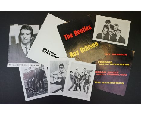 Memorabilia - 4 concert programmes to include The Beatles &amp; Roy Orbison 1963, Roy Orbison / Freddie And The Dreamers / Br