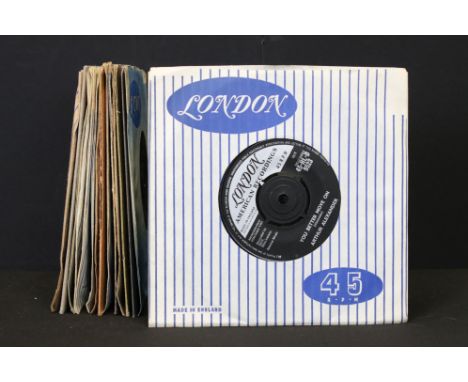 Vinyl - 15 UK Northern Soul / R&amp;B 7” singles on London Records to include: Arthur Alexander (45-HL-D 9523) VG+, Lavern Ba