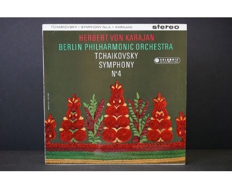 Vinyl - Classical - Tchaikovsky Symphony No.4 Berlin Philharmonic Orchestra Von Karajan. Original UK ED1 Stereo, Silver and B