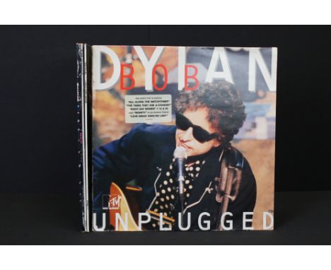 Vinyl - 5 1990's Bob Dylan LP's to include MTV Unplugged, World Gone Wrong, Good As I Been To You, Under The Red Sky, Dylan &