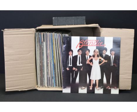 Vinyl - Approx 50 rock &amp; pop LPs to include Blondie, David Bowie, John Lennon, Meat Loaf, ZZ Top, Saxon, Faces, Ultravox,