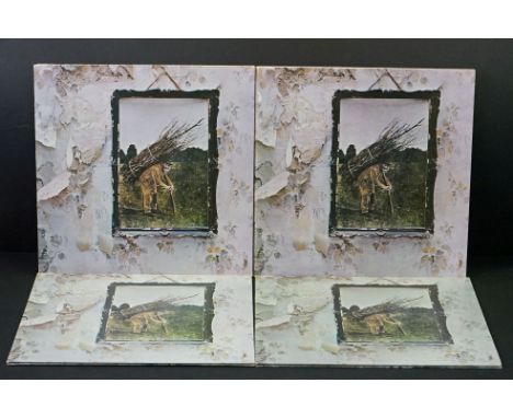Vinyl - Led Zeppelin IV 4 copies to include Version 2 Original issue Grant credit &amp; feather logo correct on B-side (24010