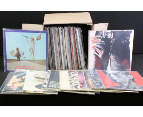 Vinyl - Over 70 rock &amp; pop LPs including The Rolling Stones x 15  (including German large zipper press, self titled debut